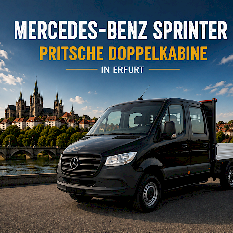 Mercedes Sprinter Pritsche mieten in Erfurt
